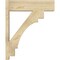 Ekena Millwork Merced Block Rough Sawn Outlooker, Douglas Fir, 8"W x 28"D x 34"H OUT08X28X34MRC05RDF - alternate 4